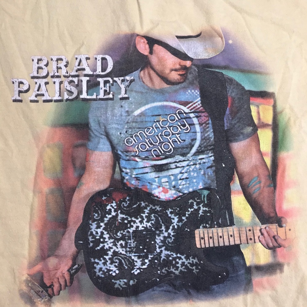 Brad Paisley 'American Saturday Night' Concert Tee - Picture 3 of 6